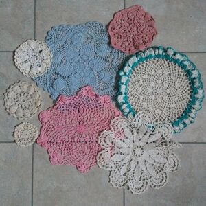 Vintage Crocheted Doilies